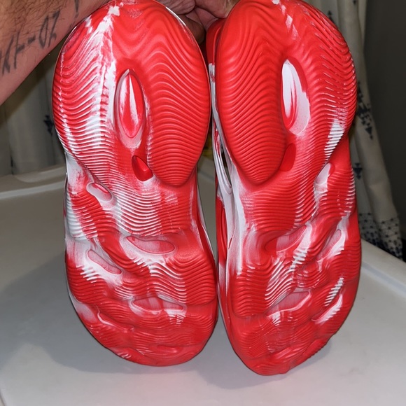 EVA Foam Runner MX Vermilion Red Bone White New Unbranded size 12 - Picture 13 of 16